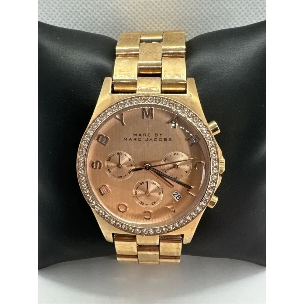 Marc Jacobs Henry MBM3118 Womens Stainless Steel Analog Dial Quartz Watch JNA711